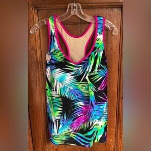 ZeroXposur Multi-Color Swimsuit Tankini Top Size 18W